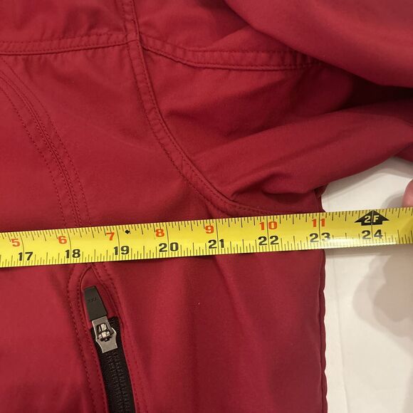 L.L. Bean Red Women’s X-Large Windstopper Fall Rain Soft shell Jacket Full Zip - Picture 10 of 15